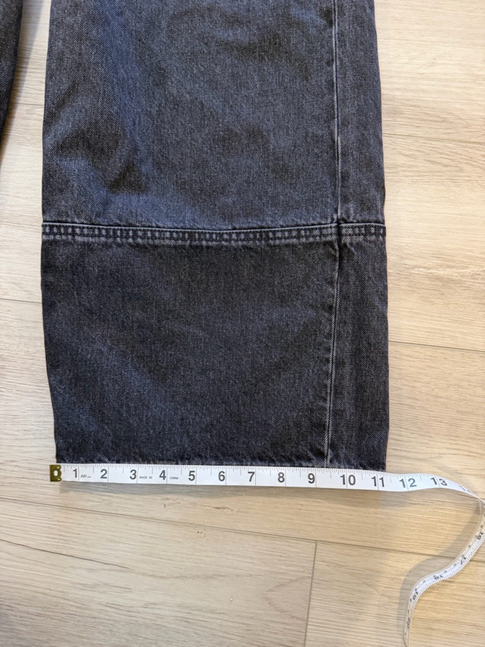 Everlane Jeans 27 Black The Way-High Gardener Cropped Wide Leg High Rise Organic - Picture 14 of 15